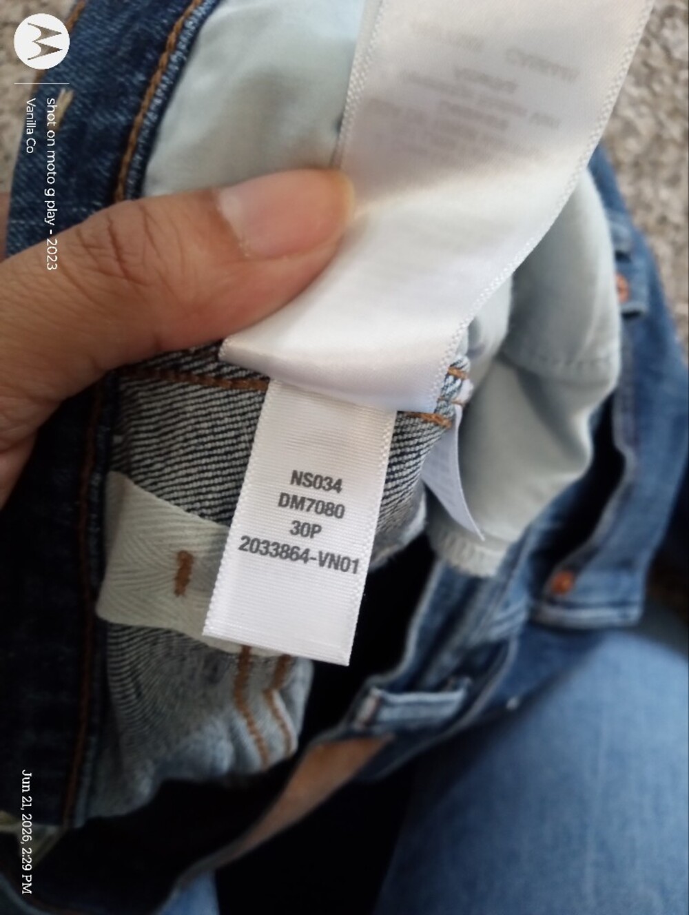 Madewell Mid-Rise Stovepipe Jean Ankle Blue Size 30 Medium Petite - Picture 8 of 9
